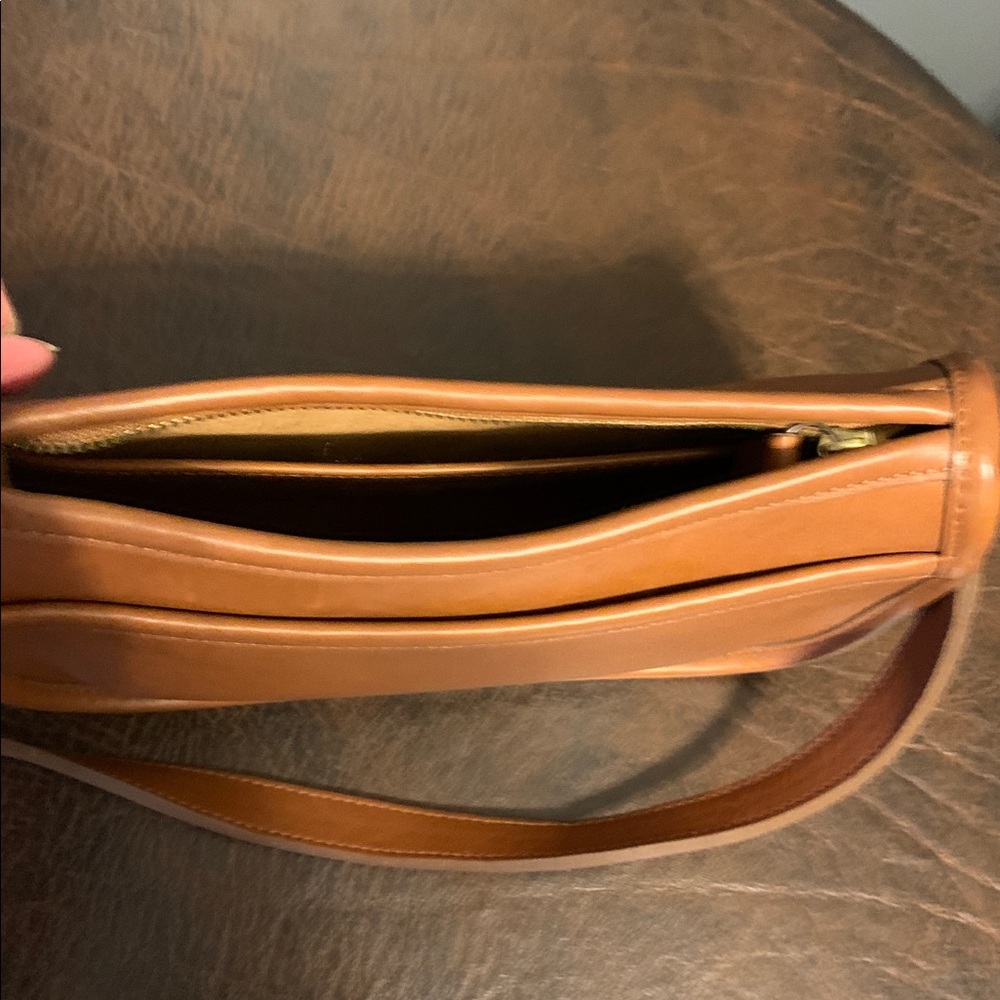 COACH Vintage British Tan Wendie 9031 leather bag - Picture 6 of 10